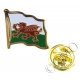 Wales / Welsh Flag Lapel Pin Badge (Metal / Enamel)